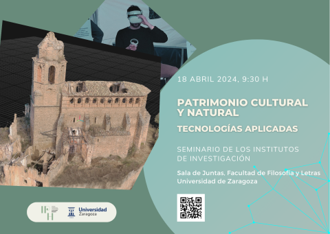 Cartel seminario IUIs Unizar 18 abril 2024 - Patrimonio cultural y natural