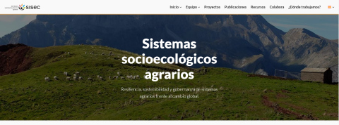 captura de pantalla web grupo SISEC
