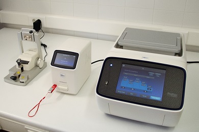 Foto del equipo PCR Digital