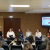 Las participantes de la mesa redonda 'Sembrando vocaciones: mujeres, la ciencia os necesita' en un momento de la celebración