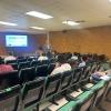 Imagen general de la Sala de Grados de la Facultad de Veterinaria durante la presentación de József Baranyi
