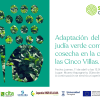 cartel jornada GC 'Adaptación del cultivo de judía verde como segunda cosecha en la comarca de las Cinco Villas' 