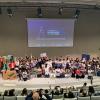 Foto final de grupo participantes VI Feria Escolar Agroalimentaria de Aragón