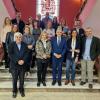 Foto de familia de la visita del consejero Angel Samper a la Facultad de Veterinaria