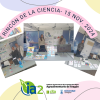 Montaje fotográfico de la participación del IA2 en el Rincón de la Ciencia 2024-11-15