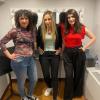 Las tres investigadoras posando juntas (Alicia Otero primera por la izquierda)