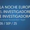 Banner Noche Investigadores-as 2025 Unizar