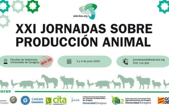 cartel XXI Jornadas sobre Producción Animal de AIDA