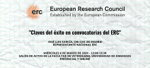 cartel seminario claves éxito convocatorias ERC
