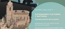 Cartel seminario IUIs Unizar 18 abril 2024 - Patrimonio cultural y natural