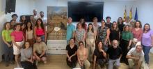 foto de grupo de los participantes en la jornada del proyecto BIODIVERSA del CITA
