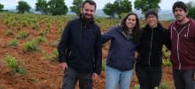 Jêrôme Grimplet, Oreto Fayos, Marta Estopiñán y Pedro Marco, investigadores del proyecto FITE Activité