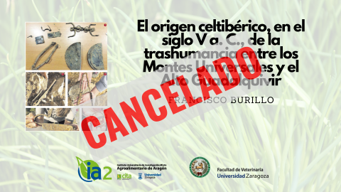 cancelado seminario origen celtibérico de de trashumancia