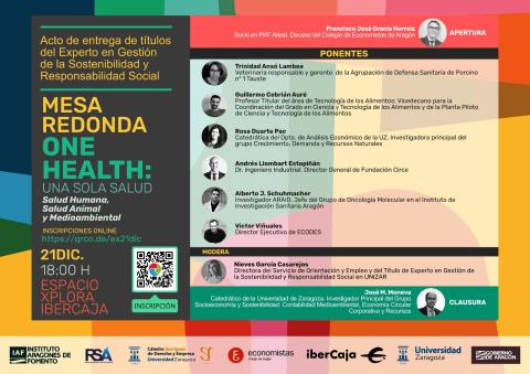 Cartel programa jornada One Health