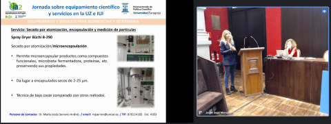 Presentación MJ Serrano en la Jornada de presentación de Equipamiento Científico y Servicios de Apoyo a la Investigación 2024-10-28