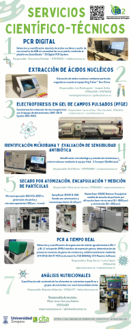 Resumen servicios científico tecnológicos del IA2 2025