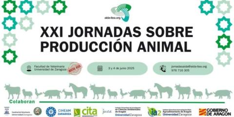 cartel XXI Jornadas sobre Producción Animal de AIDA