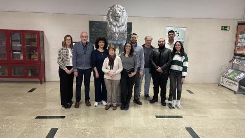 Equipo investigador de UNIZAR que participa en el proyecto OLIWA (Jesús de la Osada segundo por la izquierda)