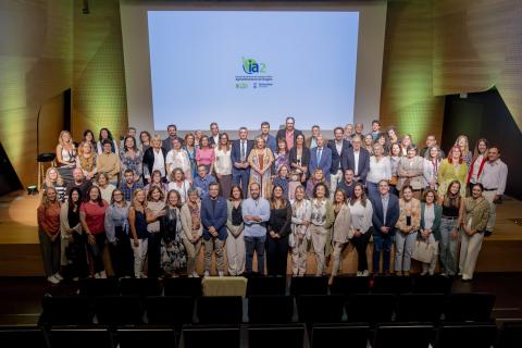 Foto de grupo celebración X Aniversario IA2