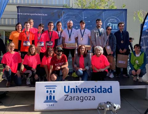 Carrera por la Ciencia 2025 - podio categoría equipos mixtos