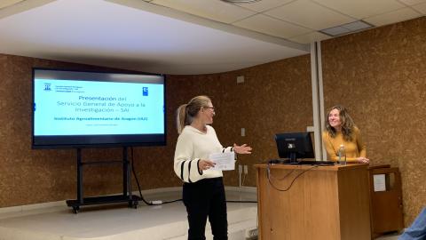 Presentación de los servicios del SAI al IA2 el 6 de noviembre de 2025