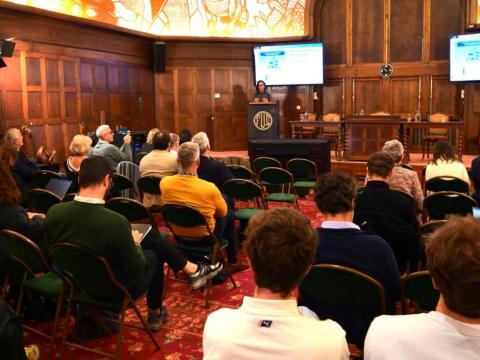 Participación de Isabel Casasús, investigadora del CITA y vicepresidenta de la Animal Task Force ( ATF) en su intervención