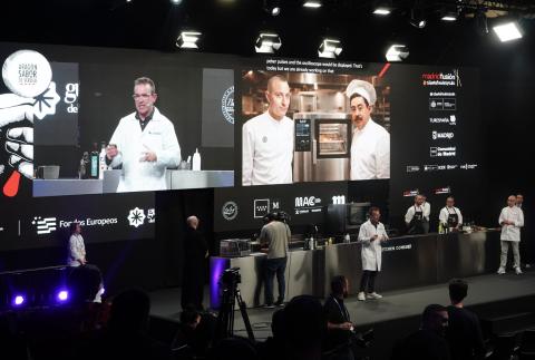 Ignacio Álvarez durante la presentación del chef Cristian Palacio en Madrid Fusión 2026 